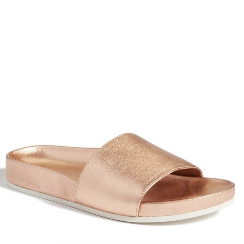 Halogen Rose Gold Slides